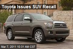 Toyota Issues SUV Recall