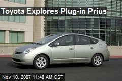 Toyota Explores Plug-in Prius