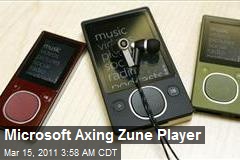 Microsoft Axing Zune Player