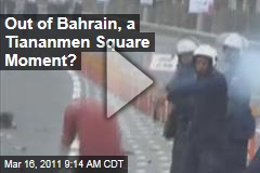 VIDEO: Bahrain Cops Shoot Protester in Tiananmen Square Moment