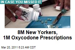 1 Million Oxycodone Prescriptions Filled in New York City, Which Has 8 Million People