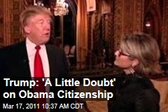 Birther? Donald Trump on ABC News: There's 'a Little Doubt' on Barack Obama's Citizenship