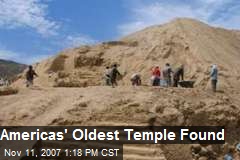 Americas' Oldest Temple Found