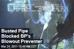 Busted Pipe Blocked Safety Gear in BP Deepwater Horizon Oil Spill