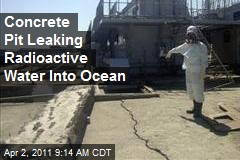 Concrete Pit Leaking Radiation at Japan Plant