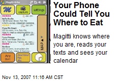 Your Phone Could Tell You Where to Eat
