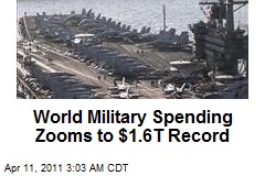 World Military Spending Hits $16T Record High