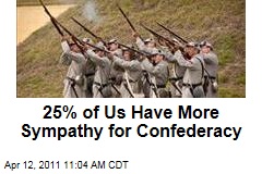 25% of Us Have More Sympathy for Confederacy Than Union