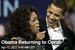 Obamas On Oprah: First Couple Returning for One of Winfrey's Final Shows