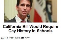 California Bill Would Require Gay History in Schools