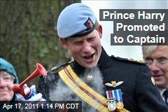 Prince Harry Promoted to Captain