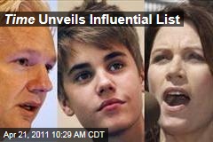 Time's Most Influential List: Julian Assange, Justin Bieber, Michele Bachmann, Oprah