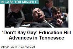 &#39;Don&#39;t Say Gay&#39; Education Bill Advances in Tennessee