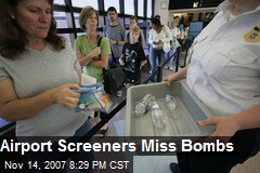 Airport Screeners Miss Bombs