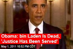 Osama bin Laden Dead: President Obama Addresses the Nation