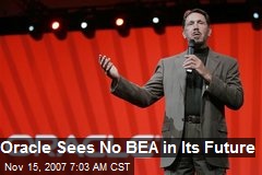 Oracle Sees No BEA in Its Future