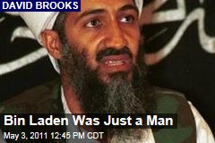 David Brooks: Osama Bin Laden Just a Man