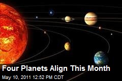 Four Planets Align This Month