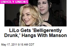 Exciting Weekend: Lindsay Lohan Gets 'Belligerently Drunk,' Then Hangs With Marilyn Manson