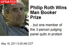 Philip Roth Wins Man Booker International Prize