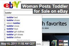 Michigan Woman Autumn Braden Posts Toddler for Sale on eBay