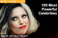 Lady Gaga Tops the Forbes List of Most Powerful Celebrities, Ahead of Oprah and Justin Bieber