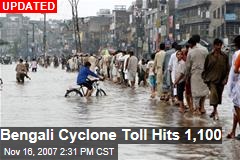 Bengali Cyclone Toll Hits 1,100