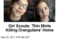 Green Girl Scouts Battle Troop Cookie Biz