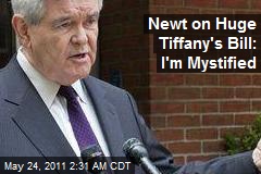 &#39;Frugal&#39; Newt Baffled by Focus on $500K Tiffany Bill