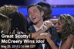Scotty McCreery Becomes 2011 American Idol Winner