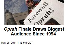 Oprah Finale Draws Biggest Audience Since 1994