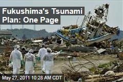 Fukushima Dai-ichi's Tsunami Plan: One-Page, Decade-Old Memo