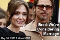 Brad: Kids Are Asking About Marriage