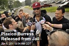 Former New York Giant Plaxico Burress Released from Jail