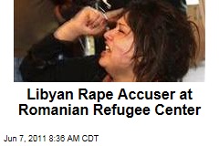 Libyan Rape Accuser Iman al-Obeidi at UN Romanian Refugee Center