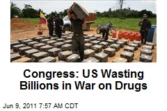 Congress: US Wasting Billions in War on Drugs