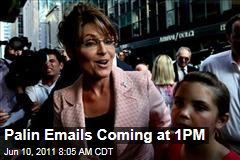 Sarah Palin Emails Released Today