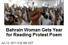 Bahrain Woman Gets Year for Reading Protest Poem