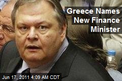 Greece Names New Finance Minister