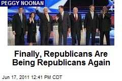 Finally, Republicans Are Being Republicans Again