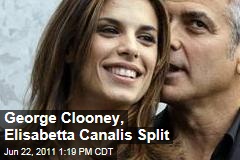 George Clooney and Elisabetta Canalis Break Up After 2 Years