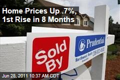 US Home Prices Rose Slightly Last Spring