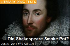 Did Shakespeare Get High?