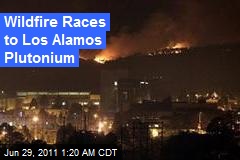 Wildfire Races to Los Alamos Plutonium