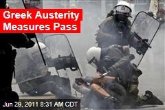 Greek Austerity Measures Pass