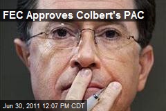 FEC Approves Colbert&#39;s PAC