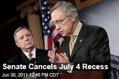 Senate Cancels July 4 Break; McConnell Challenges Obama