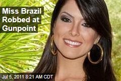 Miss Brazil Debora Lyra Robbed in Sao Paulo