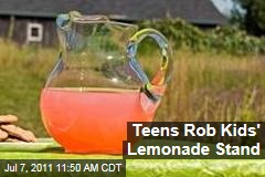 Ohio Children Say Teens Robbed Lemonade Stand