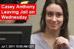 Casey Anthony Leaving Jail on Wednesday